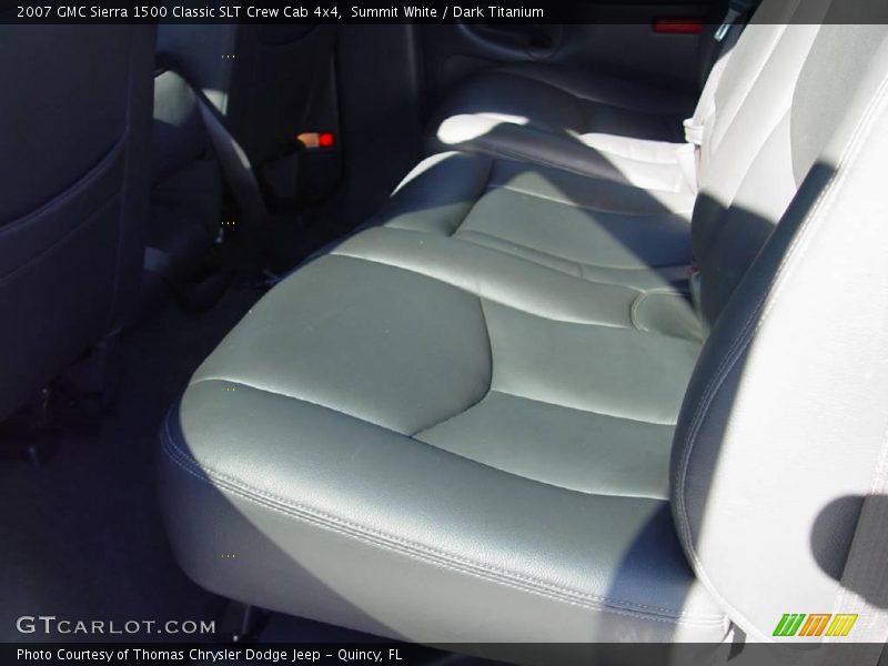 Summit White / Dark Titanium 2007 GMC Sierra 1500 Classic SLT Crew Cab 4x4