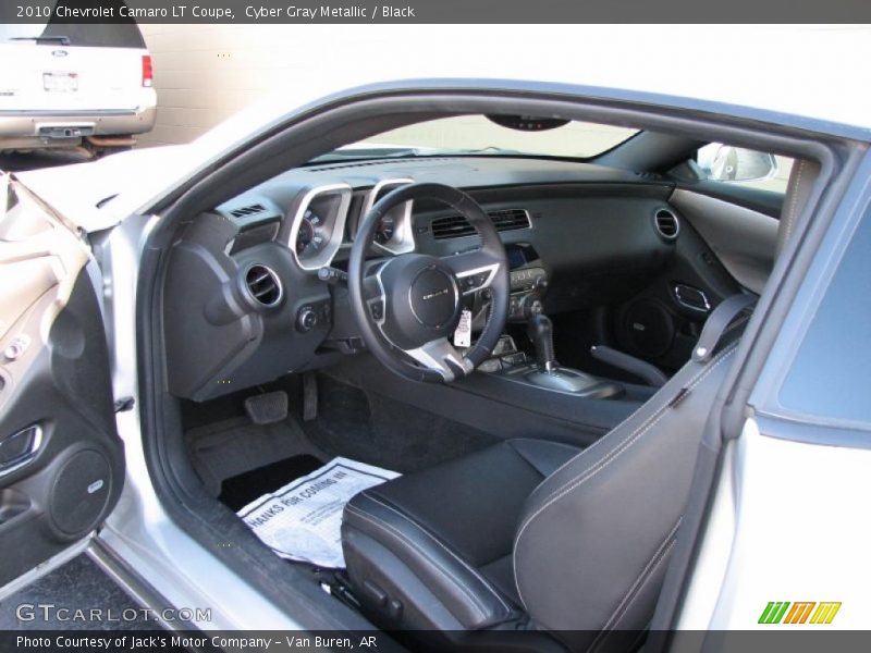 Cyber Gray Metallic / Black 2010 Chevrolet Camaro LT Coupe