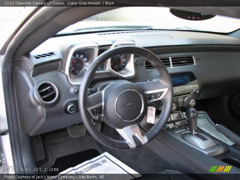 Cyber Gray Metallic / Black 2010 Chevrolet Camaro LT Coupe