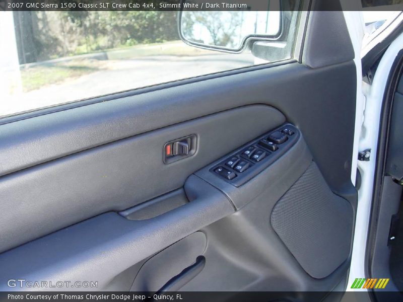 Summit White / Dark Titanium 2007 GMC Sierra 1500 Classic SLT Crew Cab 4x4