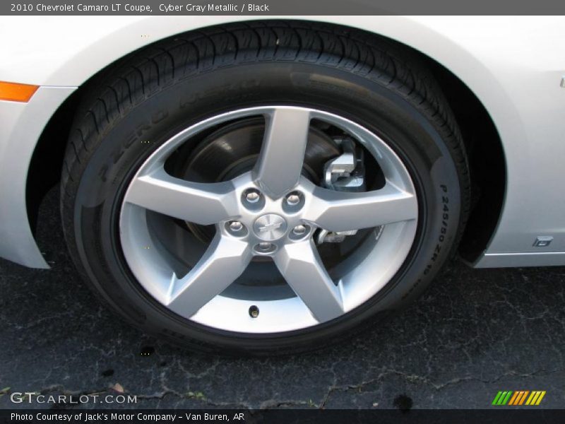 Cyber Gray Metallic / Black 2010 Chevrolet Camaro LT Coupe