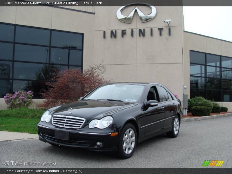 Black / Black 2006 Mercedes-Benz C 280 4Matic Luxury