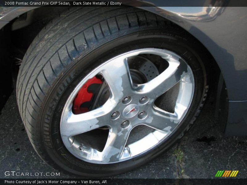 Dark Slate Metallic / Ebony 2008 Pontiac Grand Prix GXP Sedan