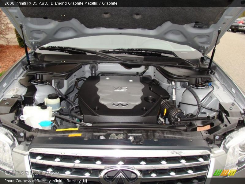 Diamond Graphite Metallic / Graphite 2008 Infiniti FX 35 AWD