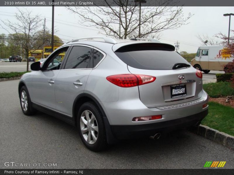Liquid Platinum / Graphite 2010 Infiniti EX 35 AWD