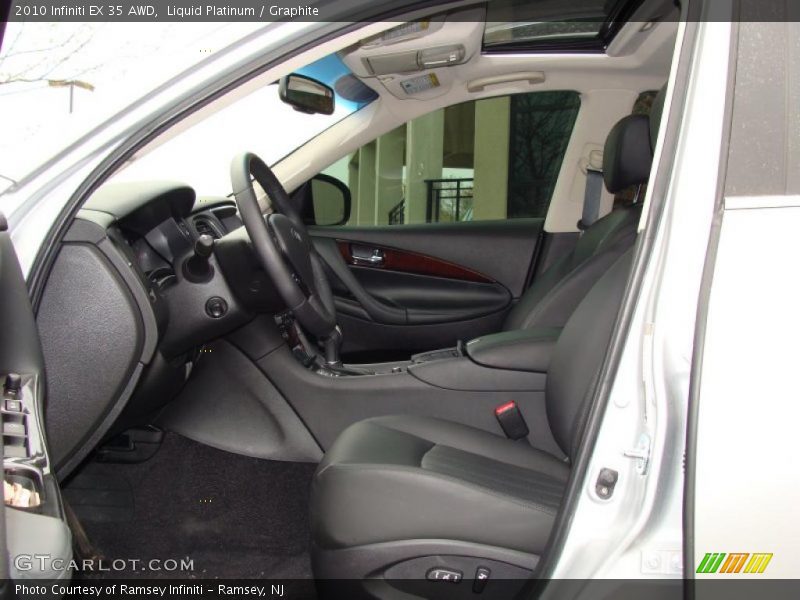 Liquid Platinum / Graphite 2010 Infiniti EX 35 AWD