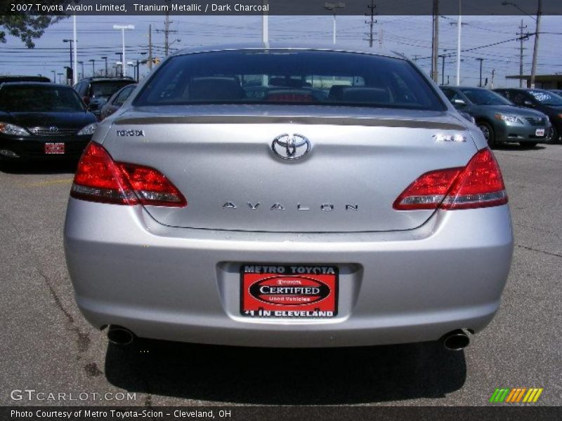 Titanium Metallic / Dark Charcoal 2007 Toyota Avalon Limited