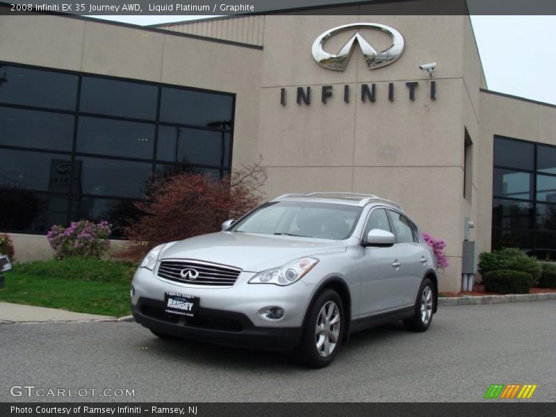 Liquid Platinum / Graphite 2008 Infiniti EX 35 Journey AWD