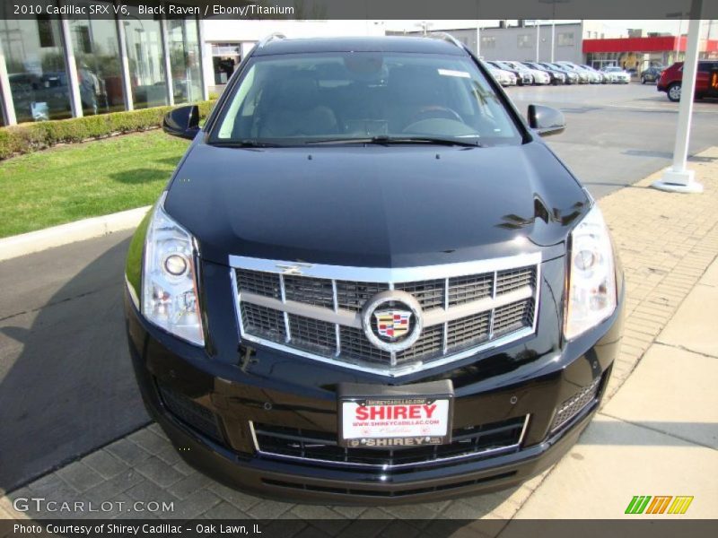 Black Raven / Ebony/Titanium 2010 Cadillac SRX V6