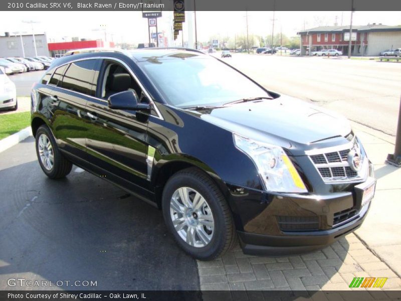 Black Raven / Ebony/Titanium 2010 Cadillac SRX V6