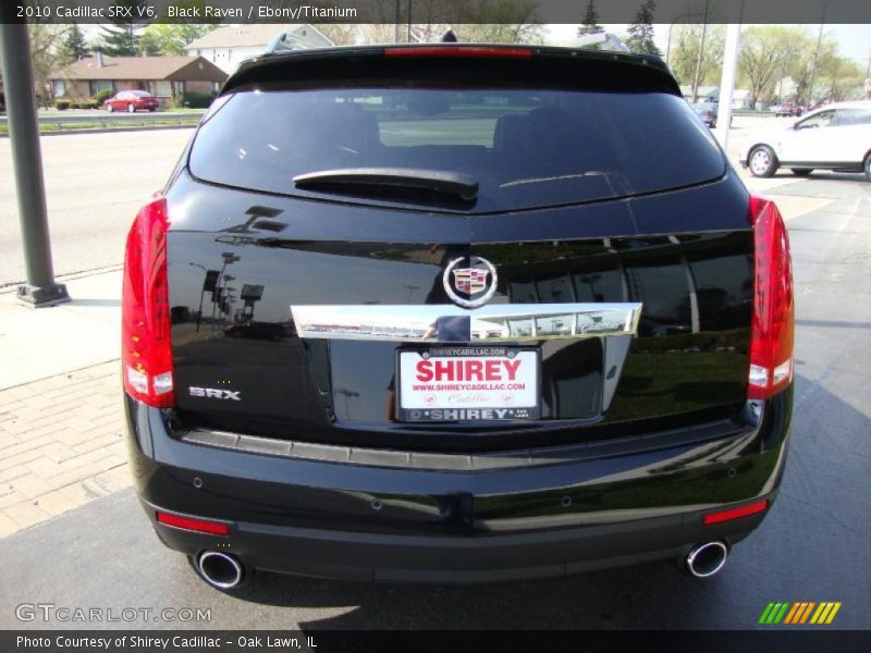Black Raven / Ebony/Titanium 2010 Cadillac SRX V6