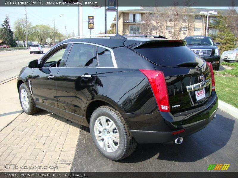 Black Raven / Ebony/Titanium 2010 Cadillac SRX V6