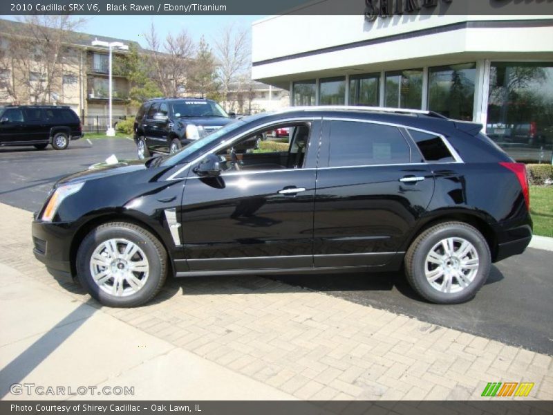 Black Raven / Ebony/Titanium 2010 Cadillac SRX V6