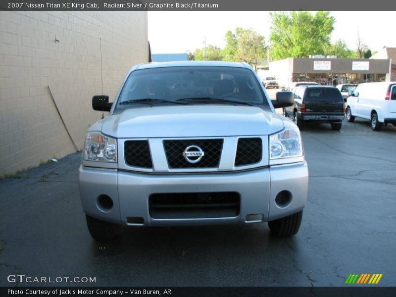 Radiant Silver / Graphite Black/Titanium 2007 Nissan Titan XE King Cab