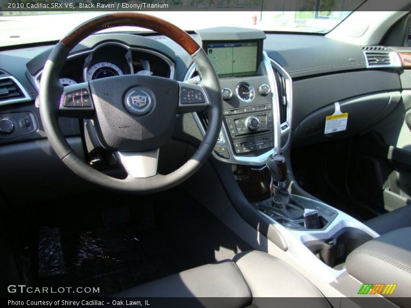 Black Raven / Ebony/Titanium 2010 Cadillac SRX V6