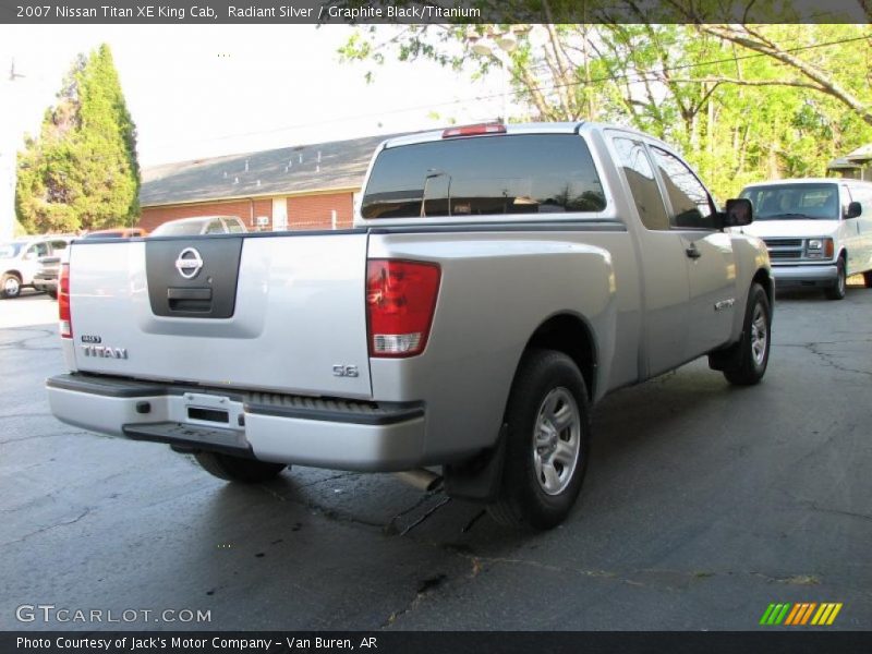 Radiant Silver / Graphite Black/Titanium 2007 Nissan Titan XE King Cab