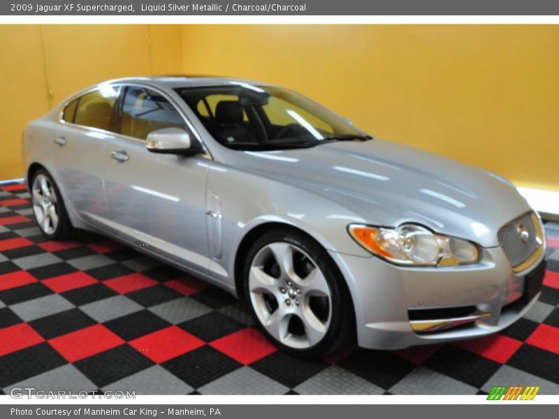 Liquid Silver Metallic / Charcoal/Charcoal 2009 Jaguar XF Supercharged