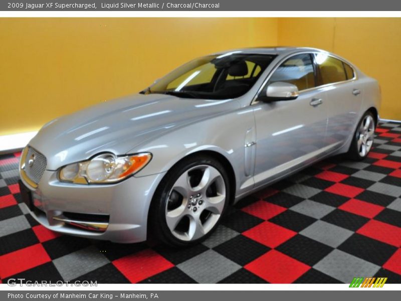 Liquid Silver Metallic / Charcoal/Charcoal 2009 Jaguar XF Supercharged