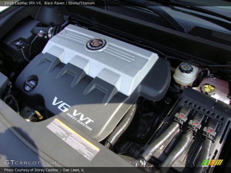 Black Raven / Ebony/Titanium 2010 Cadillac SRX V6