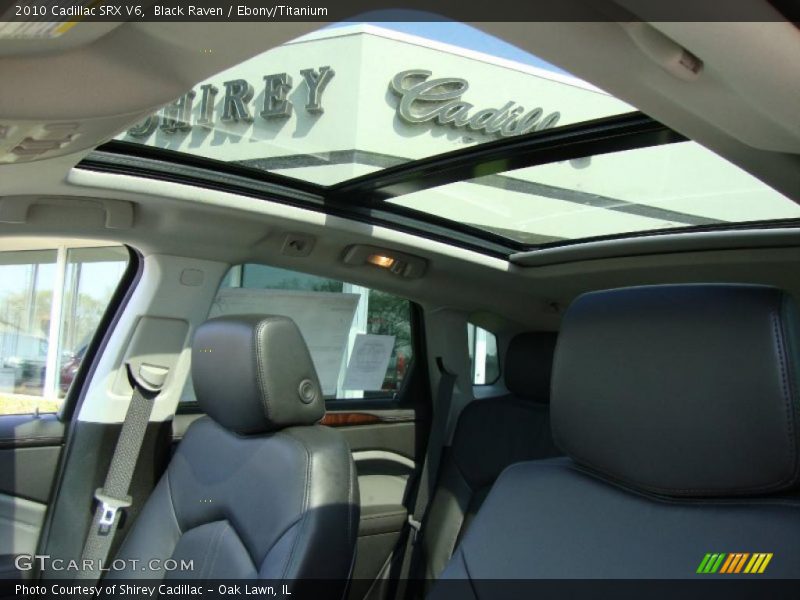 Black Raven / Ebony/Titanium 2010 Cadillac SRX V6