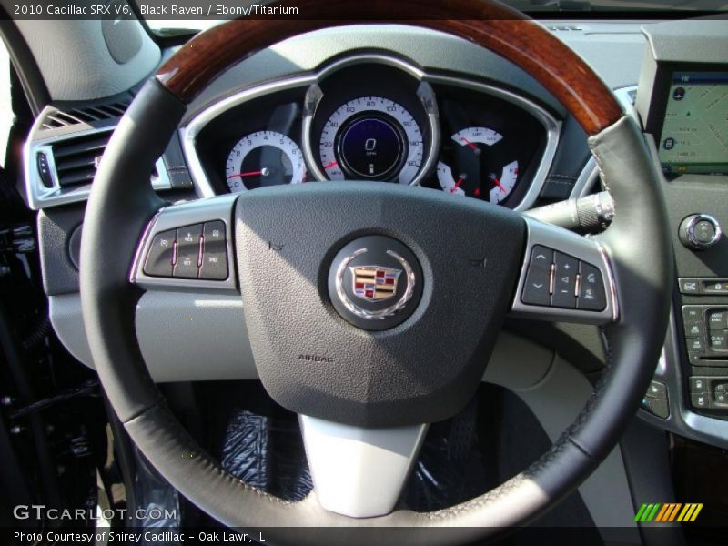 Black Raven / Ebony/Titanium 2010 Cadillac SRX V6