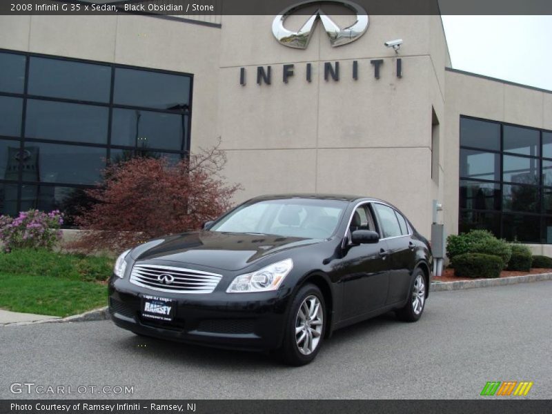 Black Obsidian / Stone 2008 Infiniti G 35 x Sedan