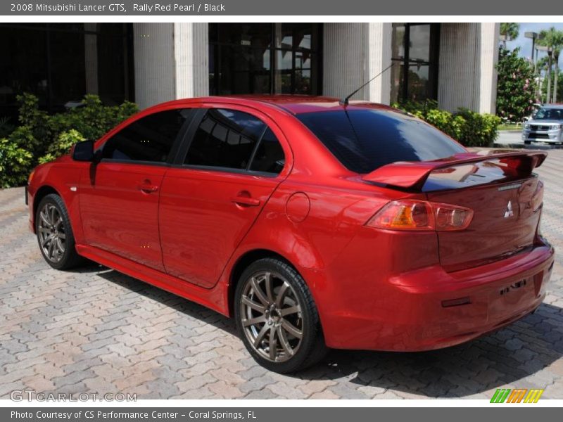 Rally Red Pearl / Black 2008 Mitsubishi Lancer GTS