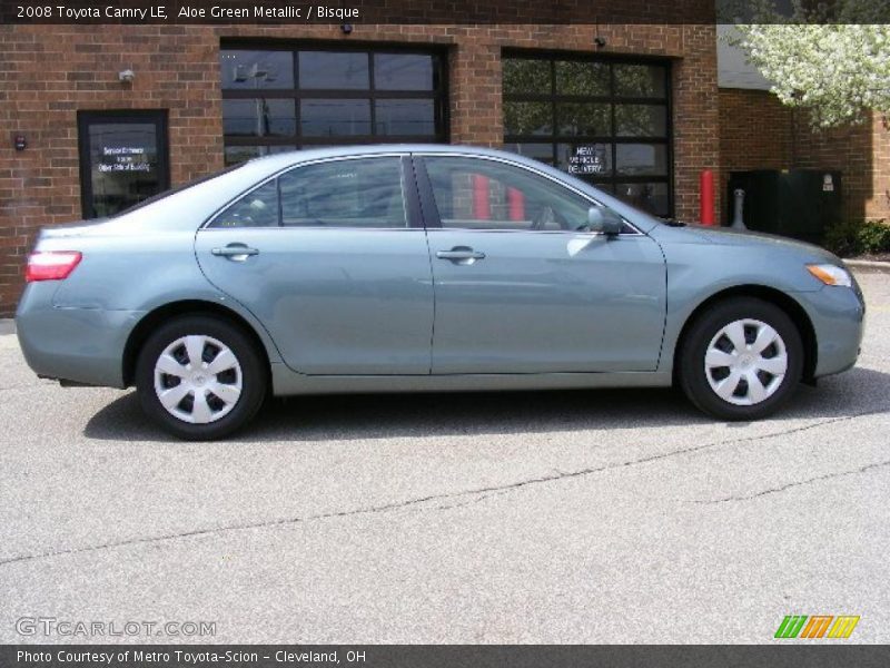 Aloe Green Metallic / Bisque 2008 Toyota Camry LE