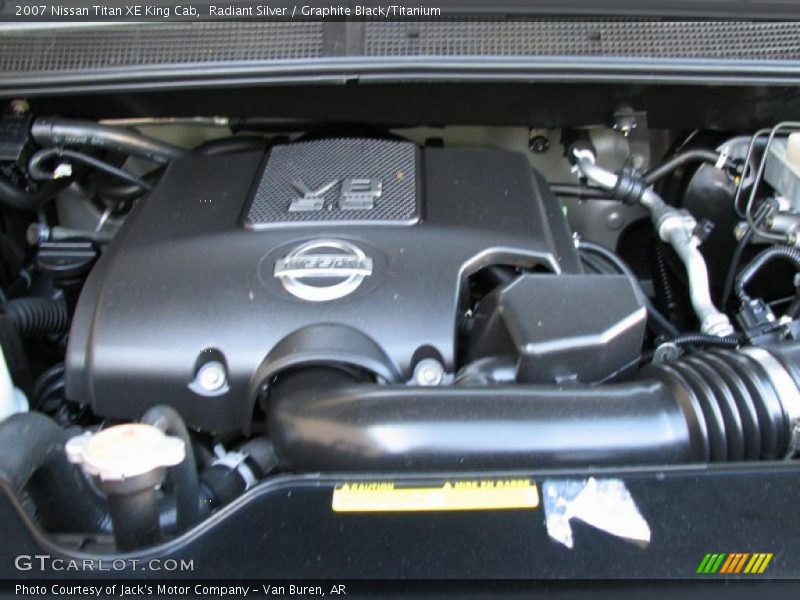 Radiant Silver / Graphite Black/Titanium 2007 Nissan Titan XE King Cab