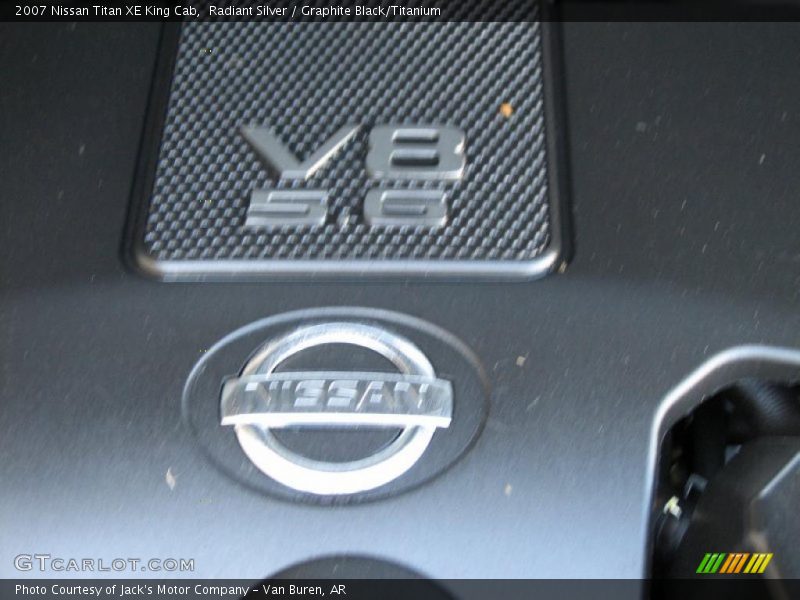 Radiant Silver / Graphite Black/Titanium 2007 Nissan Titan XE King Cab