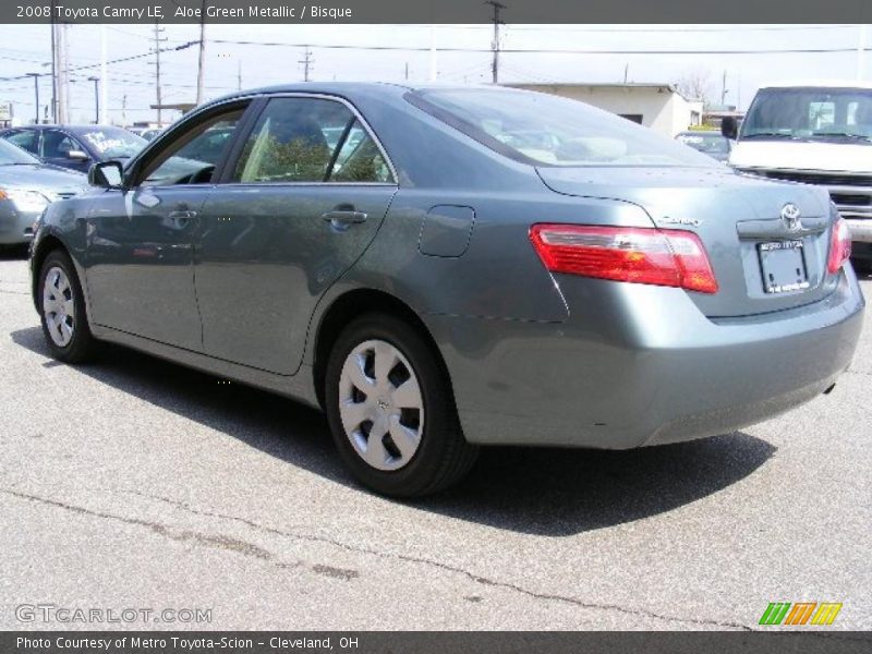 Aloe Green Metallic / Bisque 2008 Toyota Camry LE