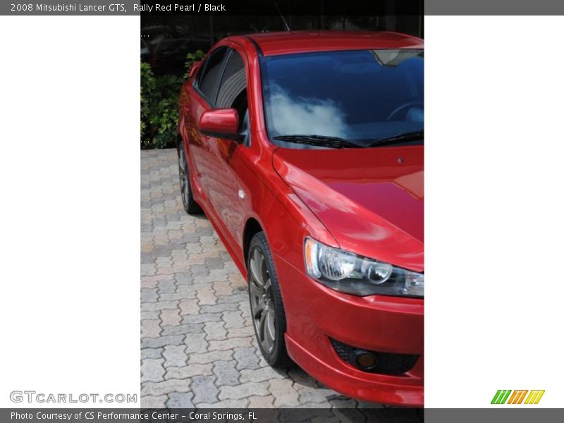 Rally Red Pearl / Black 2008 Mitsubishi Lancer GTS