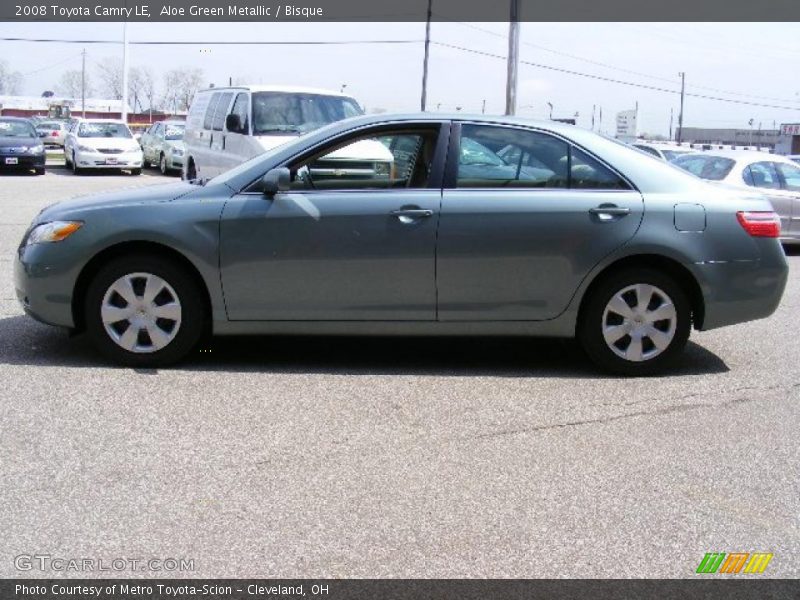 Aloe Green Metallic / Bisque 2008 Toyota Camry LE