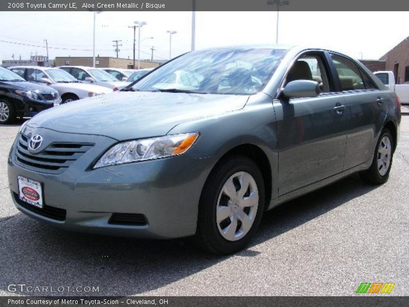 Aloe Green Metallic / Bisque 2008 Toyota Camry LE