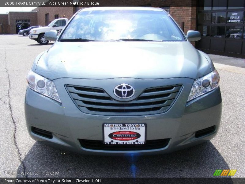 Aloe Green Metallic / Bisque 2008 Toyota Camry LE