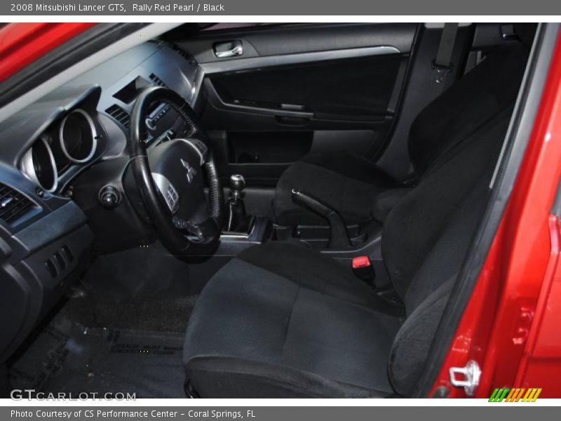 Rally Red Pearl / Black 2008 Mitsubishi Lancer GTS