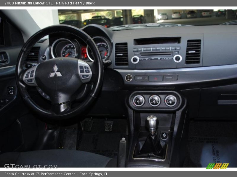 Rally Red Pearl / Black 2008 Mitsubishi Lancer GTS