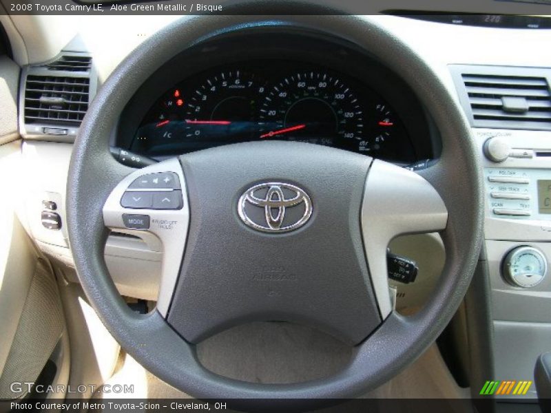 Aloe Green Metallic / Bisque 2008 Toyota Camry LE