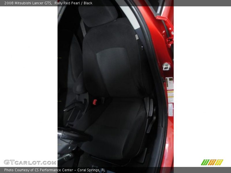 Rally Red Pearl / Black 2008 Mitsubishi Lancer GTS