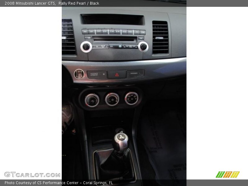 Rally Red Pearl / Black 2008 Mitsubishi Lancer GTS