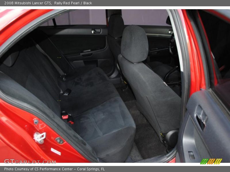 Rally Red Pearl / Black 2008 Mitsubishi Lancer GTS