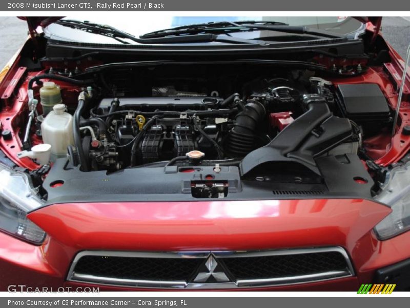 Rally Red Pearl / Black 2008 Mitsubishi Lancer GTS