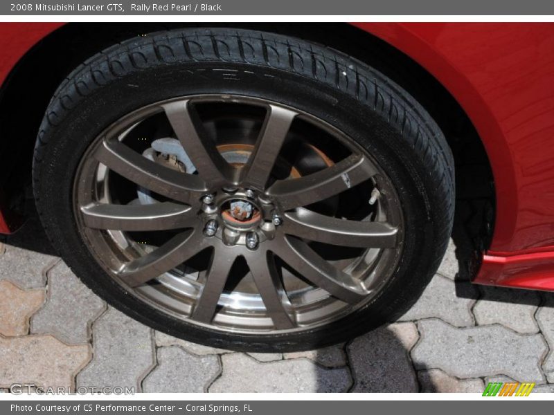 Rally Red Pearl / Black 2008 Mitsubishi Lancer GTS