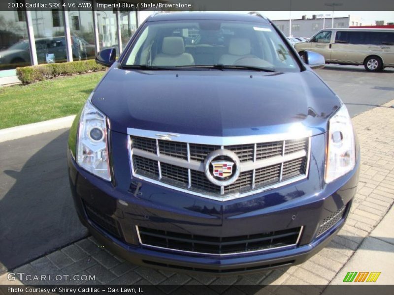 Imperial Blue / Shale/Brownstone 2010 Cadillac SRX 4 V6 AWD