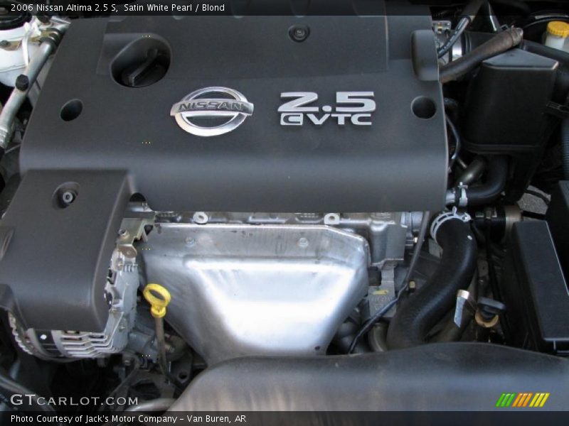 Satin White Pearl / Blond 2006 Nissan Altima 2.5 S