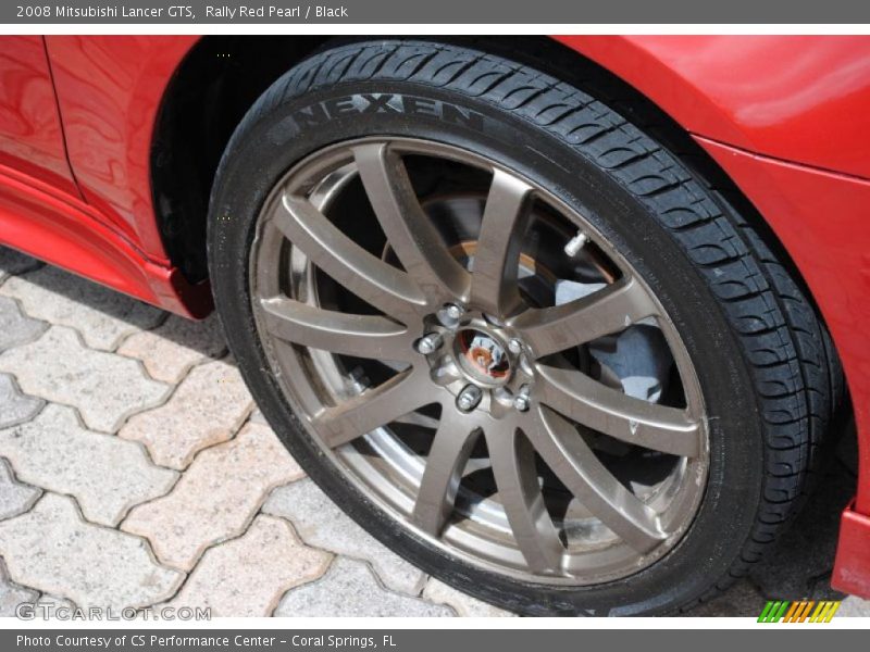 Rally Red Pearl / Black 2008 Mitsubishi Lancer GTS