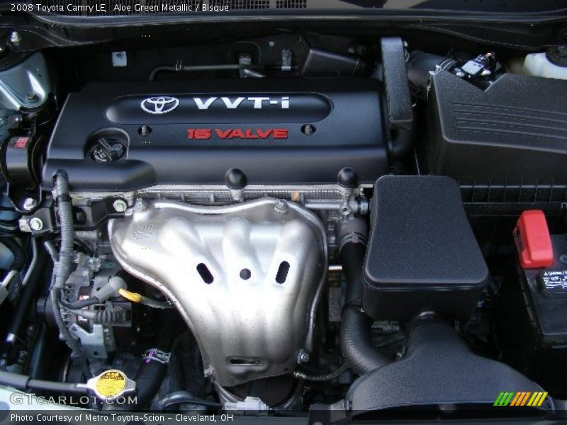 Aloe Green Metallic / Bisque 2008 Toyota Camry LE