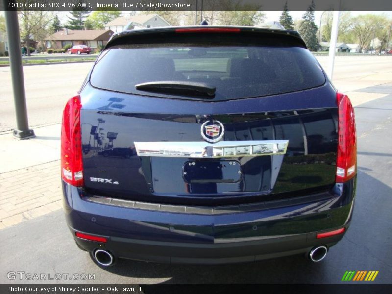 Imperial Blue / Shale/Brownstone 2010 Cadillac SRX 4 V6 AWD