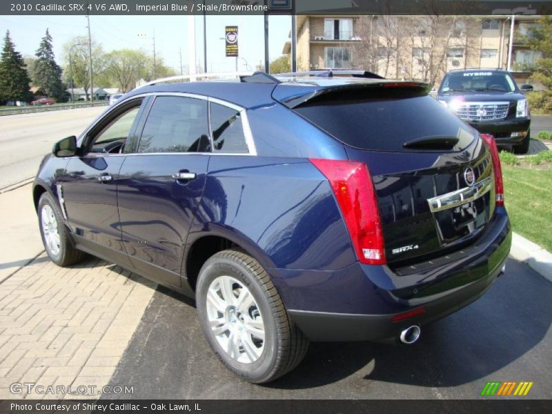 Imperial Blue / Shale/Brownstone 2010 Cadillac SRX 4 V6 AWD