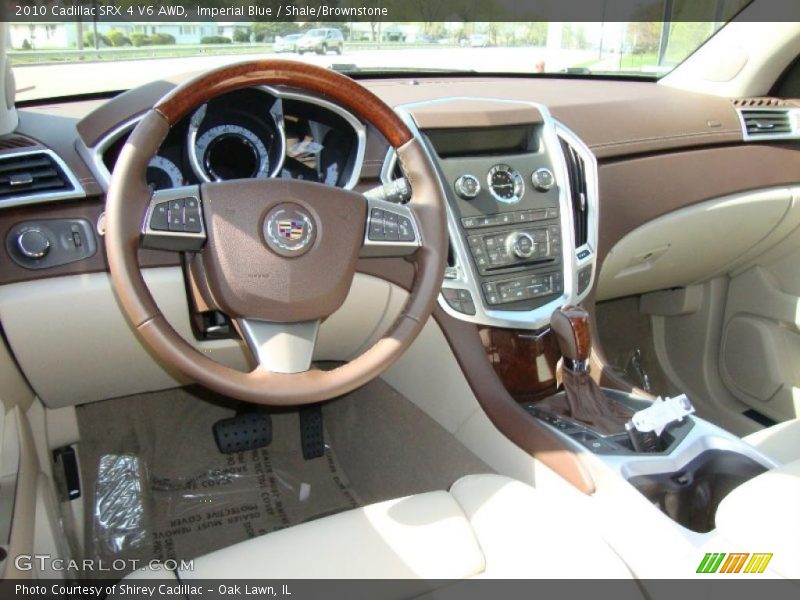 Imperial Blue / Shale/Brownstone 2010 Cadillac SRX 4 V6 AWD